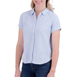 🆕 Lucky Brand | Short Sleeve Cotton Gauze Button-Up Shirt